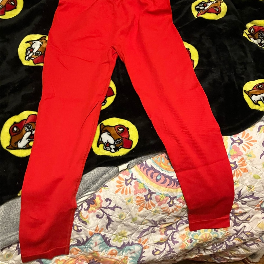 Vibrant Red Women's Leggings